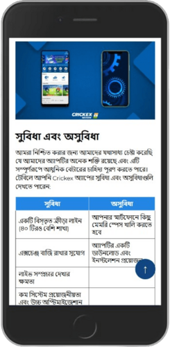 মোবাইল অ্যাপ পৃষ্ঠার ছবি
